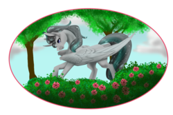 Size: 1024x685 | Tagged: safe, artist:oneiria-fylakas, oc, oc only, alicorn, pony, alicorn oc, male, solo, stallion, tree