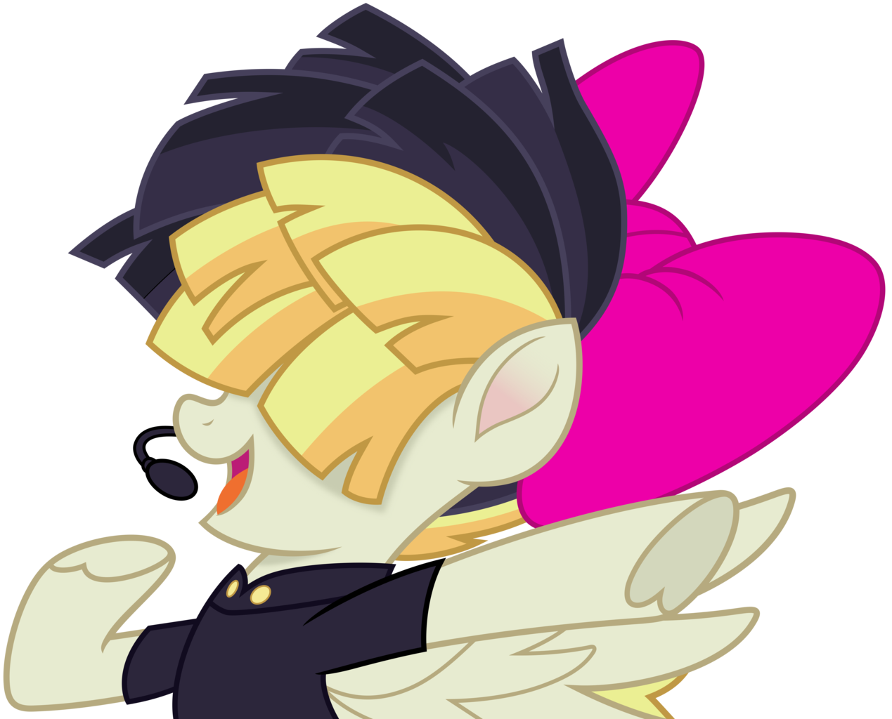 Safe Artist Pink1ejack Songbird Serenade Pegasus Pony My Little Pony The Movie Absurd Resolution Female Headworn Microphone Mare Open Mouth Pointing Simple Background Singing Transparent Background Vector Derpibooru