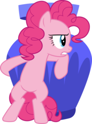 Size: 6123x8221 | Tagged: safe, artist:fruft, pinkie pie, earth pony, pony, g4, the saddle row review, absurd resolution, bipedal, female, mare, simple background, transparent background, vector