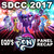 Size: 1280x1280 | Tagged: safe, applejack, fluttershy, pinkie pie, rainbow dash, rarity, spike, twilight sparkle, alicorn, dragon, pony, equestria daily, g4, my little pony: the movie, mane seven, mane six, san diego comic con, sdcc 2017, twilight sparkle (alicorn)