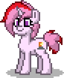 Size: 129x156 | Tagged: safe, oc, oc only, oc:second chances, pony, pony town, pixel art, simple background, transparent background