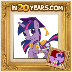 Size: 373x375 | Tagged: safe, twilight sparkle, alicorn, pony, g4, in 20 years, meme, twilight sparkle (alicorn)