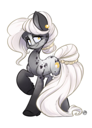 Size: 2042x2817 | Tagged: safe, artist:kez, oc, oc only, oc:lucy pearl, earth pony, pony, female, high res, mare, simple background, solo, transparent background