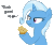 Size: 355x298 | Tagged: safe, artist:millioncookies, trixie, pony, unicorn, g4, animated, bubbly friendship, chewing, dialogue, eating, female, food, gif, muffin, simple background, solo, transparent background, vector