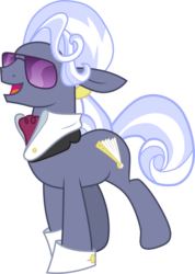 Size: 3001x4225 | Tagged: safe, artist:cloudy glow, hoity toity, earth pony, pony, g4, honest apple, .ai available, high res, male, open mouth, simple background, solo, stallion, sunglasses, transparent background, vector