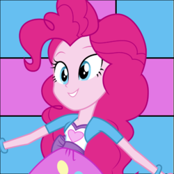 Size: 504x504 | Tagged: safe, artist:isaacnoeliscutie, pinkie pie, equestria girls, g4, female, solo