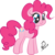 Size: 974x975 | Tagged: safe, artist:brayant9, pinkie pie, earth pony, pony, g4, female, simple background, solo, transparent background