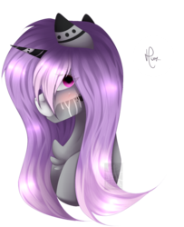 Size: 950x1169 | Tagged: safe, artist:mauuwde, oc, oc only, oc:dream catcher, pony, unicorn, bust, female, mare, portrait, simple background, solo, transparent background