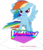 Size: 580x676 | Tagged: safe, artist:odduckoasis, rainbow dash, pony, g4, female, floppy ears, pwned, simple background, smiling, smirk, solo, spread wings, transparent background, wings