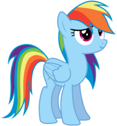 Size: 3360x3600 | Tagged: safe, artist:tomfraggle, rainbow dash, pegasus, pony, g4, female, high res, mare, simple background, solo, transparent background, vector