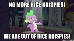 Size: 600x337 | Tagged: safe, edit, edited screencap, screencap, spike, thorax, dragon, g4, the times they are a changeling, a changeling can change, caption, image macro, krusty the clown, male, meme, memeful.com, the simpsons
