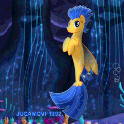 Size: 800x800 | Tagged: safe, artist:jucamovi1992, flash sentry, seapony (g4), g4, my little pony: the movie, animated, cute, diasentres, fins, gif, male, seaponified, seapony flash sentry, species swap, tail, underwater