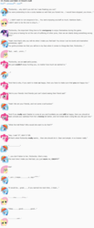 Size: 850x2064 | Tagged: safe, artist:dziadek1990, fluttershy, pinkie pie, rainbow dash, twilight sparkle, g4, conversation, crying, description is relevant, dialogue, dungeons and dragons, emote story, emote story:ponies and d&d, emotes, reality ensues, reddit, rpg, slice of life, tabletop game, text