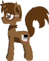 Size: 1043x1287 | Tagged: safe, artist:carloscreations, oc, oc only, oc:carloscreations, pony, squirrel pony, simple background, transparent background, vector