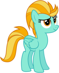 Size: 3000x3670 | Tagged: safe, artist:tomfraggle, lightning dust, pegasus, pony, g4, female, high res, mare, simple background, solo, transparent background, vector