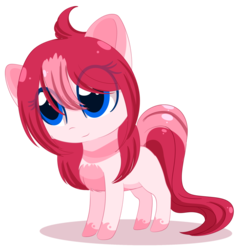 Size: 1024x1078 | Tagged: safe, artist:php146, oc, oc only, oc:amai, earth pony, pony, chibi, female, mare, simple background, solo, transparent background