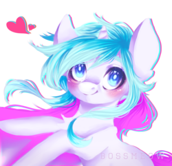 Size: 1170x1128 | Tagged: safe, artist:bossmeow, oc, oc only, oc:boss meow, pony, unicorn, looking at you, simple background, smiling, solo, transparent background