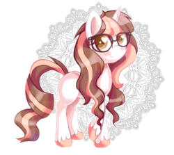 Size: 800x713 | Tagged: safe, artist:artsymuffin, oc, oc only, oc:muffin, pony, glasses, solo