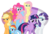 Size: 1024x692 | Tagged: safe, applejack, fluttershy, pinkie pie, rainbow dash, rarity, twilight sparkle, pony, g4, mane six, simple background, transparent background