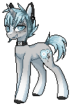 Size: 101x150 | Tagged: safe, artist:doekitty, oc, oc only, oc:echo, pony, unicorn, animated, commission, gif, male, one eye closed, pixel art, simple background, solo, stallion, transparent background, wink