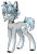 Size: 101x150 | Tagged: safe, artist:doekitty, oc, oc only, oc:echo, pony, unicorn, animated, commission, gif, male, one eye closed, pixel art, simple background, solo, stallion, transparent background, wink