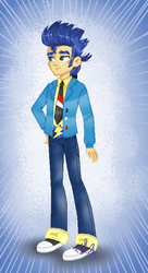 Size: 394x726 | Tagged: safe, artist:pufuletika-mlp, flash sentry, equestria girls, g4, clothes, outfit