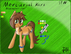 Size: 1280x960 | Tagged: safe, artist:tai kai, oc, oc only, oc:mercurial keys, pony, unicorn, accessory, chubby, eye clipping through hair, female, mare, plump, reference sheet