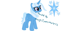 Size: 1560x799 | Tagged: safe, artist:magictimeymare12, trixie, pony, unicorn, g4, alternate cutie mark, alternate hairstyle, female, mare