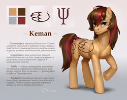 Size: 1024x806 | Tagged: safe, artist:catmag, oc, oc only, oc:kenam, pegasus, pony, male, reference sheet, russian, solo, stallion