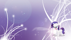 Size: 1920x1080 | Tagged: safe, artist:purplefairy456, artist:unfiltered-n, edit, rarity, pony, g4, abstract background, female, filly, filly rarity, solo, wallpaper, wallpaper edit, younger