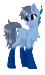 Size: 1024x1688 | Tagged: safe, artist:whitehershey, oc, oc only, oc:silver storm, earth pony, pony, female, mare, simple background, solo, tongue out, transparent background