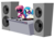 Size: 756x543 | Tagged: safe, artist:petraea, dj pon-3, vinyl scratch, oc, oc:flipside, earth pony, pony, unicorn, g4, disc jockey, earth pony oc, female, hooves, horn, mare, simple background, smiling, speaker, sunglasses, transparent background, turntable, vector