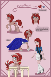 Size: 2000x3000 | Tagged: safe, artist:violentdreamsofmine, oc, oc only, oc:prism heart, crystal pony, pony, equestria girls, g4, clothes, dress, equestria girls-ified, female, high res, mare, reference sheet, solo