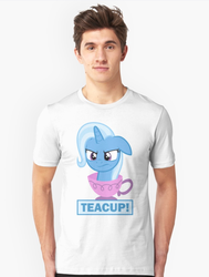 Size: 714x943 | Tagged: safe, trixie, human, g4, clothes, cup, irl, irl human, photo, shirt, teacup