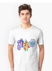 Size: 710x960 | Tagged: safe, starlight glimmer, sunset shimmer, trixie, human, g4, clothes, irl, irl human, photo, shirt