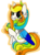 Size: 696x932 | Tagged: safe, artist:ire, artist:spooky-kitteh, oc, oc only, oc:lilly cheese, pegasus, pony, colored wings, female, mare, multicolored wings, simple background, solo, transparent background