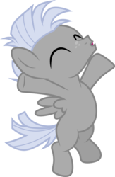 Size: 3001x4610 | Tagged: safe, artist:cloudy glow, chipcutter, pegasus, pony, forever filly, g4, chipcuter, colt, cute, eyes closed, high res, male, simple background, solo, transparent background, vector