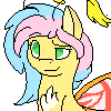 Size: 100x100 | Tagged: safe, artist:sketchthebluepegasus, oc, oc only, oc:honeybreeze, original species, pony, animated, commission, darter, female, gif, mare, small resolution, solo