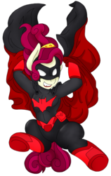 Size: 1962x3105 | Tagged: safe, artist:blackbewhite2k7, cherry jubilee, earth pony, pony, g4, batman, batwoman, clothes, costume, crossover, dc comics, female, katherine kane, mare, simple background, solo, transparent background, vector