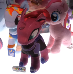 Size: 867x875 | Tagged: safe, pinkie pie, rainbow dash, tempest shadow, pegasus, pony, seapony (g4), unicorn, g4, my little pony: the movie, official, broken horn, diabetes, horn, irl, photo, pirate rainbow dash, plushie, san diego comic con, sdcc 2017, seaponified, seapony pinkie pie, species swap, tempestbetes