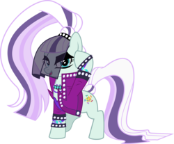 Size: 5930x4920 | Tagged: safe, artist:jhayarr23, coloratura, earth pony, pony, g4, the mane attraction, absurd resolution, clothes, countess coloratura, eyeshadow, female, looking at you, makeup, mare, simple background, smiling, solo, transparent background