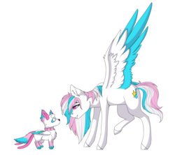 Size: 4500x4000 | Tagged: safe, artist:crazllana, oc, oc only, oc:starlight song, glaceon, pegasus, pony, absurd resolution, colored wings, female, mare, multicolored wings, pokémon, simple background, solo, transparent background