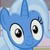 Size: 320x320 | Tagged: safe, screencap, trixie, pony, all bottled up, g4, my little pony: friendship is magic, animation error, cropped, female, missing eyelashes, smiling, solo, thousand yard stare