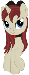 Size: 736x1882 | Tagged: safe, artist:ancientkale, oc, oc only, oc:akira, alicorn, pony, bow, bust, female, hair bow, mare, portrait, simple background, solo, transparent background, vector
