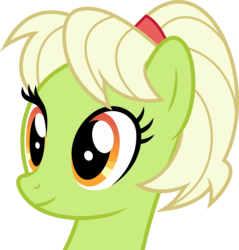 Size: 7000x7327 | Tagged: safe, artist:luckreza8, granny smith, pony, g4, the perfect pear, .svg available, absurd resolution, adorasmith, cute, female, mare, simple background, solo, transparent background, vector, young granny smith