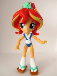 Size: 810x1080 | Tagged: safe, artist:whatthehell!?, sunset shimmer, fish, equestria girls, g4, clothes, doll, equestria girls minis, irl, japanese, panties, photo, sunset sushi, toy, underwear