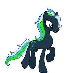 Size: 807x775 | Tagged: safe, oc, oc only, oc:neurora logia, earth pony, pony, female, mare, neuron, simple background, solo, trace, vector