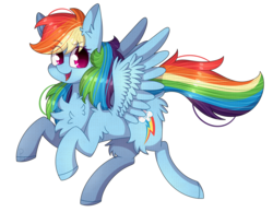 Size: 3869x3000 | Tagged: safe, artist:soundwavepie, rainbow dash, pegasus, pony, g4, chest fluff, colored pupils, ear fluff, female, fluffy, flying, happy, high res, leg fluff, looking at you, mare, open mouth, shoulder fluff, simple background, smiling, solo, transparent background, wing fluff