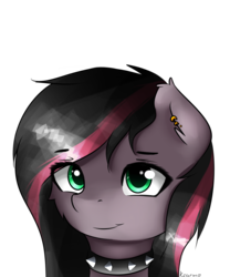 Size: 1145x1373 | Tagged: safe, artist:kourma, oc, oc only, oc:whisper quill, pony, bust, cute, icon, portrait, simple background, solo, transparent background