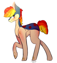 Size: 877x976 | Tagged: safe, artist:velvetyvictory, oc, oc only, oc:ember, earth pony, pony, looking at you, male, raised hoof, simple background, solo, stallion, transparent background